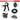 LX INDIA Health & Fitness Airavat Gripper, Gripper Set, Black Adjustable Hand Grip Strengthener Set of 5 Pcs