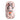 LX INDIA MICE Arctic Fox Clearview Transparent Wireless and Bluetooth Rechargeable Mouse, (Pink)