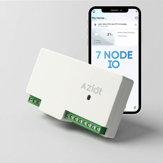 LX INDIA Wifi switch board AZIOT 7 Node IO 1 Way Smart Toggle Switch