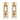 LXINDIA Shampoo Dispenser BATH GURU Wall Mounted Soap Shampoo Sanitizer Gel dispenser 400 Ml (2, Gold)