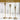 LX INDIA CANDLE HOLDER BEHOMA Luxury Gold Candle Stick Holder Set of 3-Piece