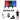 LX INDIA Health & Fitness Resistance Bands Boldfit Resistance Tube Foam Handles Door Anchor Home Gym Workout Red Black Blue