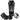 LX INDIA Shakers Boldfit Spider Gym Shaker Bottle, Shakers for Protein Shake with 2 Storage Compartment (High Density Polyethylene, Pack of 1, Black),500 ml