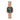 LX INDIA Analog Watch Carlton London Women Stainless Steel Analog Watch (Gold-Green)