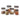 LXINDIA Containers CELLO Checkers PET Canister Set of 18 (300ml x 6, 650ml x 6, 1200 x 6)