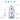 LX INDIA Chopper Cello Chop-N-Chop Slice Multi Functional Electric Chopper (White & Blue)