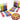 LXINDIA Rangoli CraftVatika 24 Rangoli Colour Powder Tube Kit Diwali Decoration Items Bottles Tool