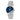 LX INDIA Watch for Women Blue CRESTELLO Steel Mesh Chain Analog Wrist Watch for Women
