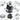 LXINDIA Tape Dispenser D fix Manual Pastic Packing Tape Dispenser for 2 Tape
