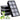 LX INDIA Ice Cube Tray DHONI Silicone Jumbo Ice Moulds with Removeable Tight Fitting Lids (Pack of 4 Black Colour)