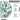 LX INDIA Bedsheet Divine Casa Cotton Bedsheet for Single Bed with 1 Pillow Cover (145 X 223 cm, Blue Mint, Floral)