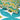 LX INDIA Bedsheet Divine Casa Cotton Bedsheet for Single Bed with 1 Pillow Cover (145 X 223 cm, Geometric, Blue Bird)