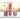 LXINDIA Containers Divine Plastics Six Section Container 2500ML (Red) Pack of 4