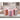 LXINDIA Containers Divine Plastics Six Section Container 2500ML (Red) Pack of 4