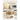 LXINDIA Cereal Dispenser Dravizon Grain Dispenser, Rotating Rice Dispenser Storage Container (Off white)