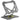 LX INDIA Dock Station Dyazo Foldable Laptop Stand with 360° Rotating Base (Grey)