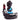 LX INDIA Buddha Monk eCraftIndia Buddha Smoke Backflow Incense Holder (Black and Blue)