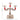LX INDIA CAND eCraftIndia Red Candle Stand