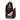 LX INDIA Buddha Monk eCraftIndia Resin Black and Golden Handcrafted Palm Buddha Statue (Pack of 2)