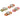 LX INDIA Candle Holders eCraftIndia Set of 4 Decorative Tea Light Candle Holders (Green, Pink, Red, Orange)