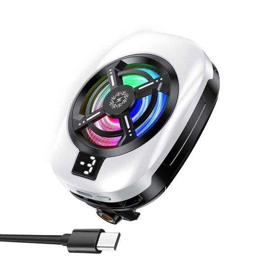 LX INDIA Mobile Cooler Elfora Gaming Mobile Cooler (RGB White)