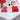 LX INDIA Towels Encasa XO Hand Towels 30x30 cm (Set of 6, Red Combo)