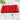 LX INDIA Towels Encasa XO Hand Towels 30x30 cm (Set of 6, Red)