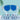 LX INDIA Eye Mask Eye Mask with Cooling Gel , Eye Patches Eye Cooling Gel Pad Stretchable for Eye Relaxing for Women and Men (Blue)