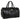 LX INDIA Travel Bag Fur Jaden Black Textured Leatherette Stylish & Spacious Weekender Duffle Bag for Travel for Men and Women (Black)