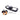 LX INDIA Fruit Cutter Ganesh Adjustable Plastic Slicer, 1 Piece, Black/Silver