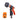 LXINDIA Spray Pump Garbnoire 8 in 1 Heavy Duty Hose Nozzle Water Spray 8 Pattern Orange Gun, Pack of 1
