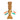 LX INDIA Ashoka Stambh Gaura Art and Crafts Wooden Carved Ashoka Stambh Pillar with 2 Flags & Analog ClockPack of 1 (2.4Wx2.4Lx8.5H Inches)