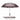 LX INDIA Umbrella Giordano UV Protection Unisex Auto Open Umbrella Brown