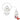 LX INDIA Chopper Glen GL 4043 MC Mini 400ml Electric Chopper (White)
