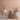 LX INDIA vases Glimpse Homes Ceramic Flower Vase Set of 2 (White, Raw Finish)