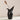 LX INDIA vases Glimpse Homes Origami Bird Vase | 9 inch Matte Black Ceramic Flower Vase