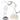 LX INDIA Cloth Iron Goodscity handheld garment steamer for clothes 1700 Watt Cream
