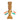 LX INDIA Ashoka Stambh Goranshi Creation Eco Friendly Wooden Carved Ashoka Stambh Pillar with 2 Flags & Analog Clock Pack of 1
