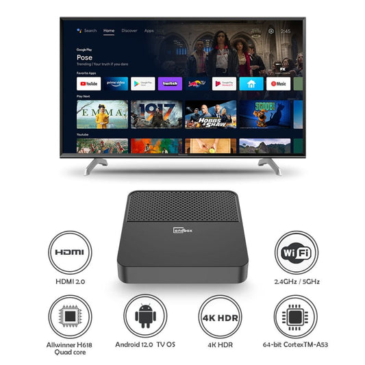 LX INDIA Android Box H618 4/64 Andbox