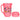 LX INDIA Jug Heart Home 2 Pcs Drinking Water Jug (Pink)