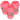 LX INDIA Jug Heart Home 2 Pcs Drinking Water Jug (Pink)