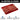 LXINDIA mats Heart Home Door Mat (Red & Cream)