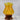LX INDIA Candle Holders Hosley® Glass Pillar Candle Holder| Yellow Pillar Candle Holder