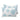 LX INDIA Bedsheet Huesland Cotton Bedsheet for Double Bed with 2 Pillow Covers White (Blue Print)