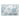 LX INDIA Bedsheet Huesland Cotton Bedsheet for Double Bed with 2 Pillow Covers White (Blue Print)