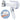 LX INDIA Cloth Iron Inalsa Garment Steamer 1250 Watts Steam Iron For Clothes (White Grey)