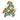 LX INDIA Wall Stickers Indian Royals Green Ginkgo Leaf Flower Peel and Stick Self Adhesive Wall Sticker (30CM X 90CM)