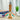 LX INDIA Ashoka Stambh Jaipuri Craft Handicraft Wooden Carved Ashoka Stambh Pillar with 2 Flags & Analog Clock