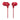 LX INDIA Headphone JBL C50HI, Wired in Ear Headphones with Mic Lightweight & Comfortable fit (Red)