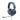 LX INDIA Headphone JBL Quantum 100 Wired Over Ear Gaming Headphones with Mic-Blue